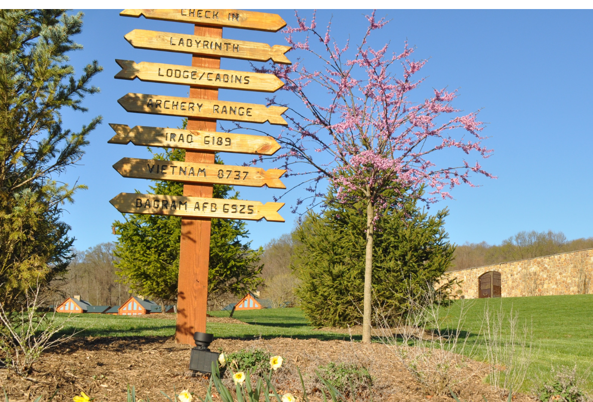 Signs at Boulder Crest Foundation