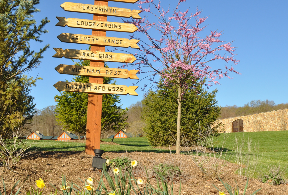 Signs at Boulder Crest Foundation