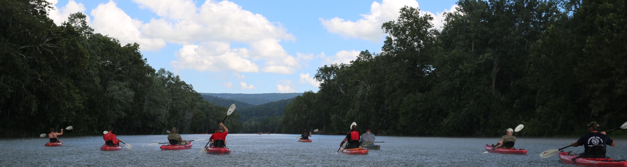 Kayaking at a Boulder Crest site